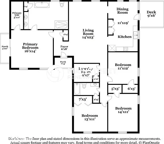 primary bedroom