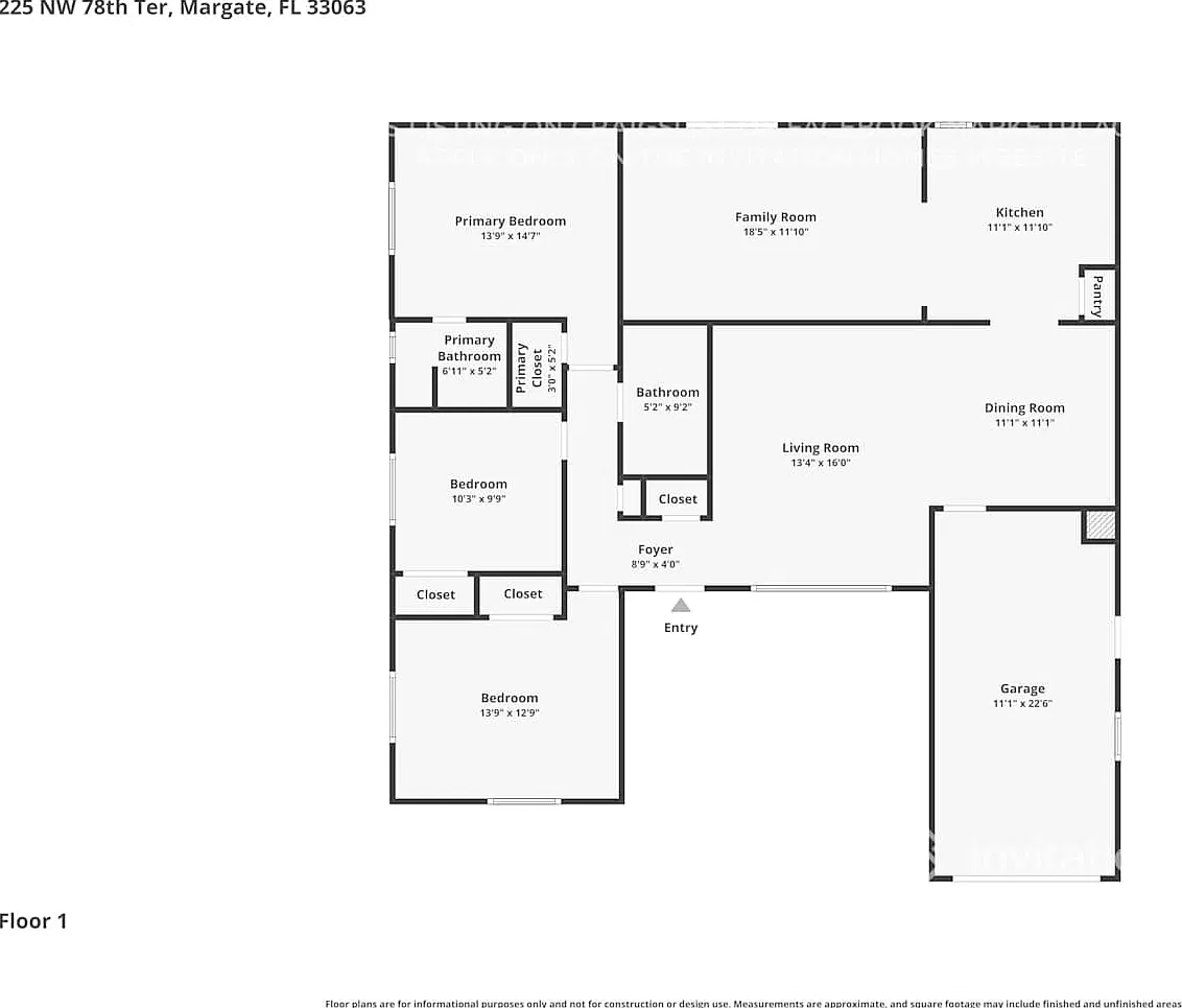 225 NW 78th Ter Margate, FL 33063 — Photo 2