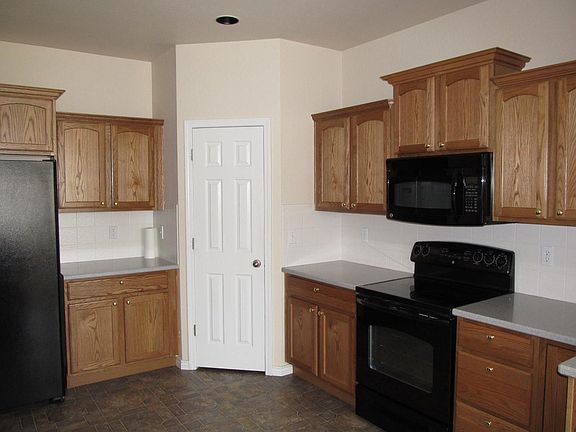 Kitchen with walk-in pantry