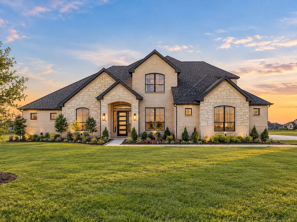 Front view of Berkshire Estates in Mesquite, TX by Kindred Homes