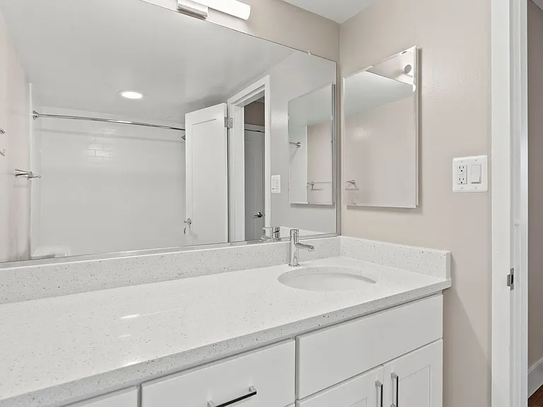 Select homes have upgraded baths