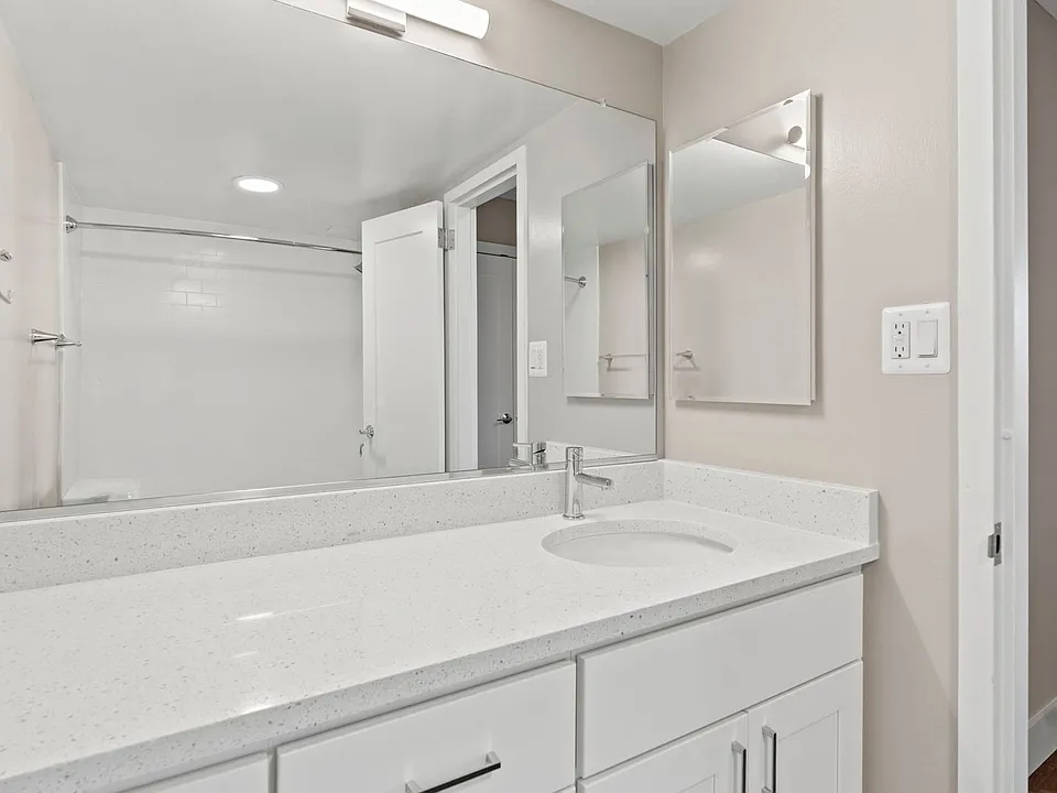 Select homes have upgraded baths