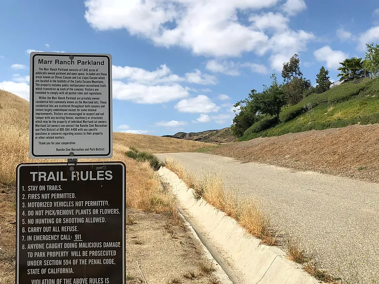 One trail 2 blocks from house