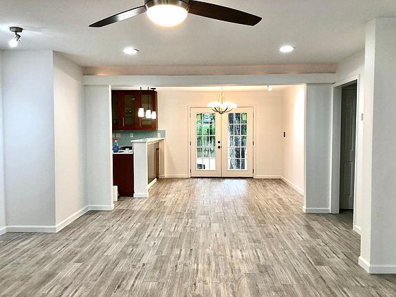 Living area with new doors closed