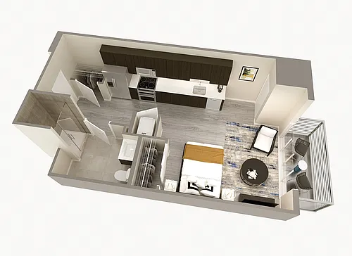 Floor plan Pewter