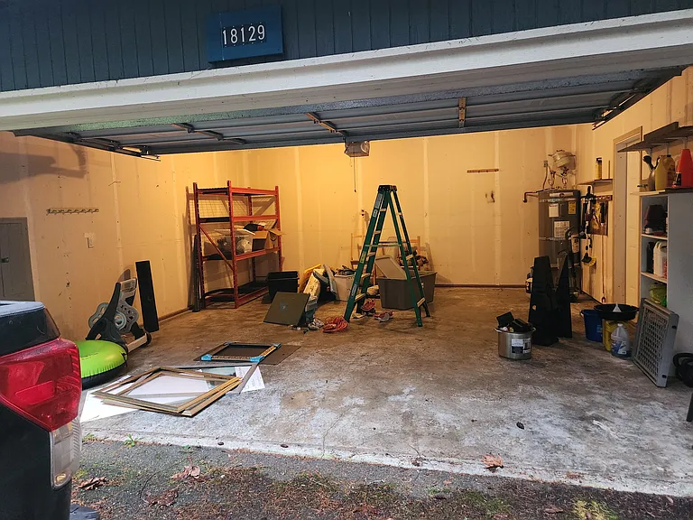 2- car garage with room to spare