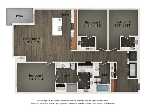 Floor plan C2C