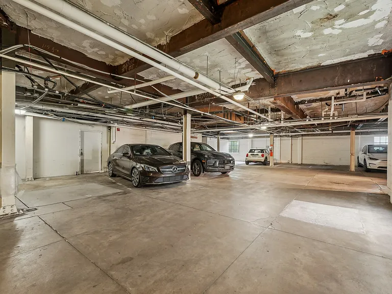Apartment underground parking garage