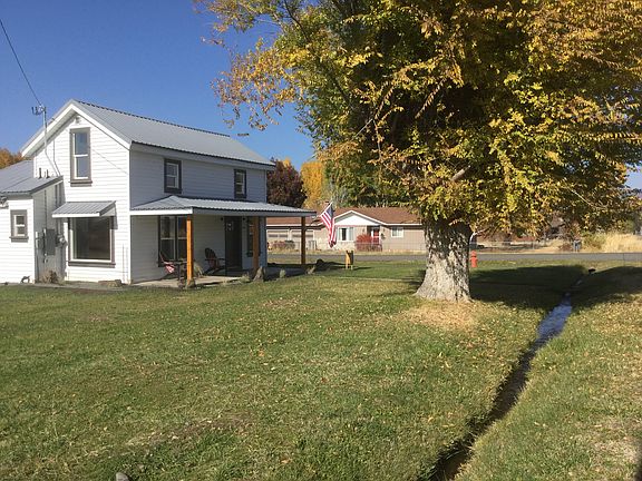 Front yard with stream.