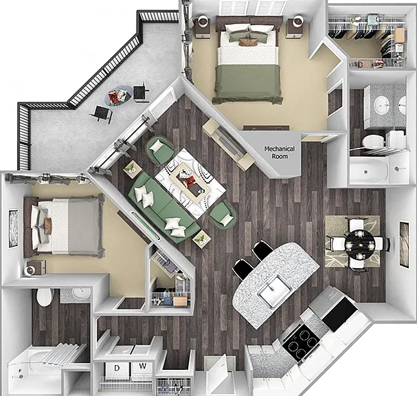 Centre Pointe Apartments — Photo 38
