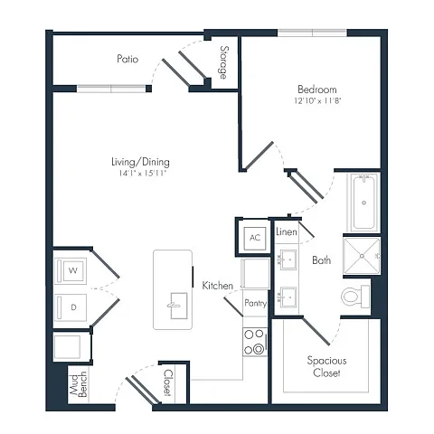 Floor plan A3C