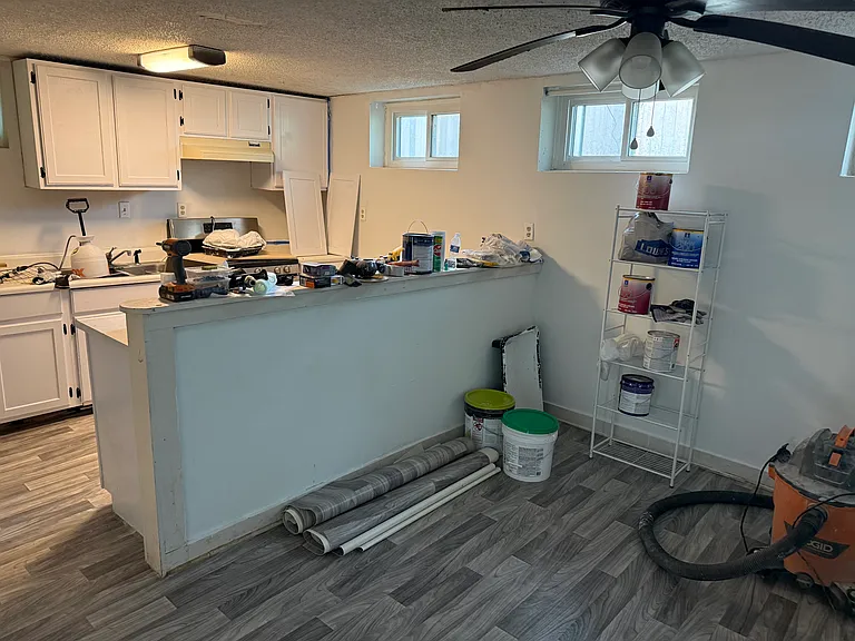 Kitchen and dining area