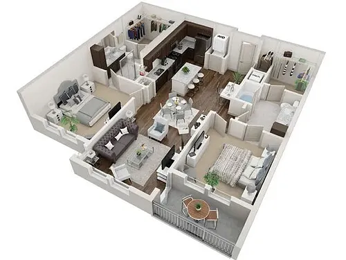 Floor plan B3