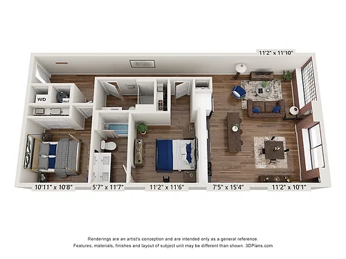 Floor plan The Twin City