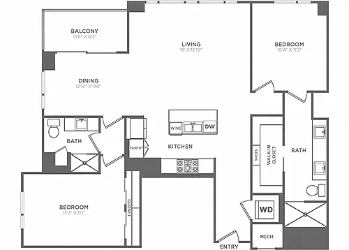 Floor plan TB1