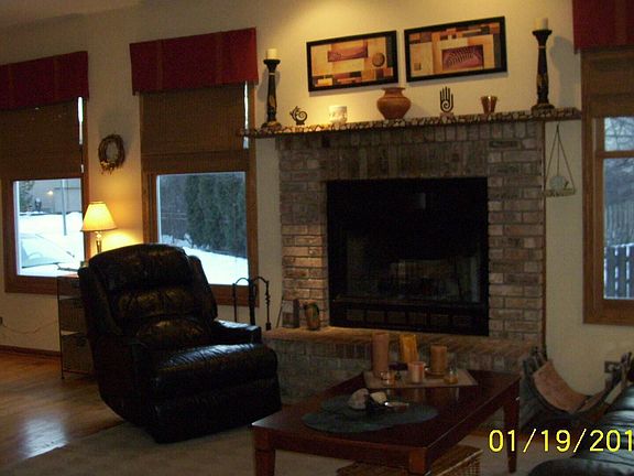 Family Room/FP and Wet Bar