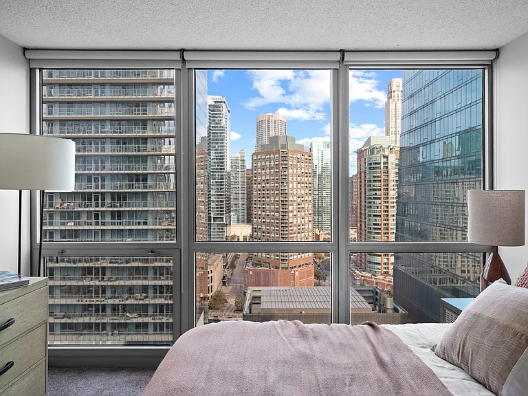 Cozy Bedroom at Shoreham and Tides in Chicago, IL