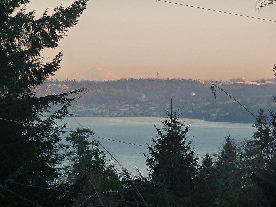Living Room view of Puget Sound and Mt. Baker
