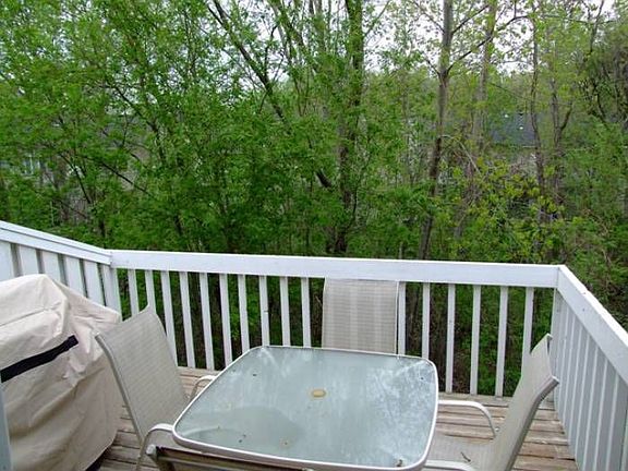 Private view from deck