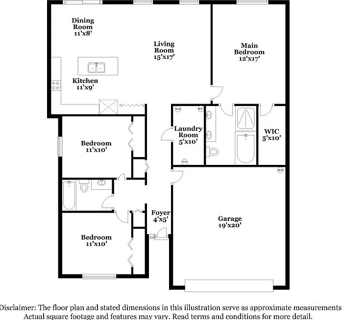 3 bed, 2.0 bath, 1445 sqft, $2,330 — Photo 2