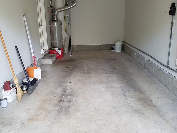 spacious attached garage