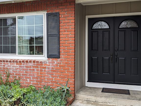 Double door front entrance