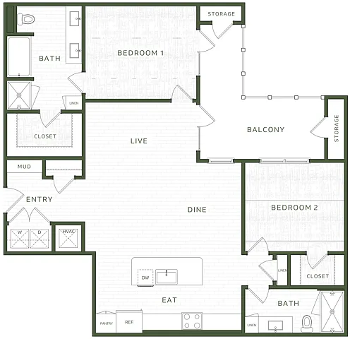 Floor plan B3