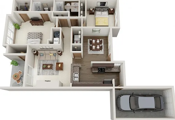 Cypress | Manchester Oaks | Apartments in Franklin, WI Cypress | Manchester Oaks | Apartments in Franklin, WI