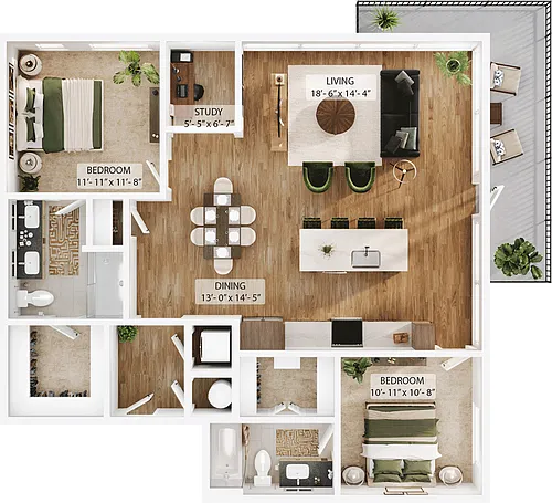 Floor plan B10