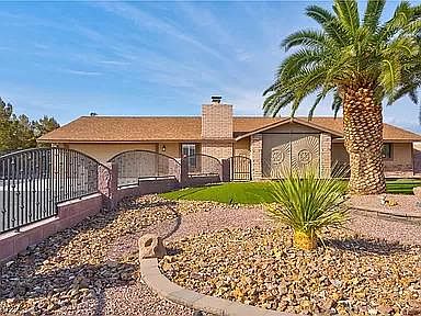 Front of Property with Large, Easy to Maintain Front Yard