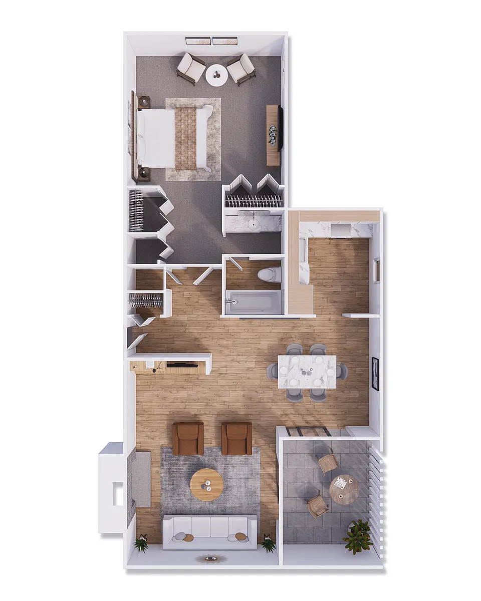 Floor plan Gardens A4