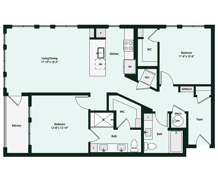 Floor plan B2-3