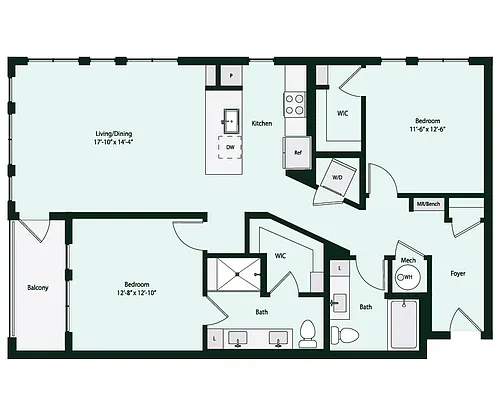 Floor plan B2-3