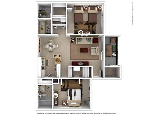Floor plan 2B