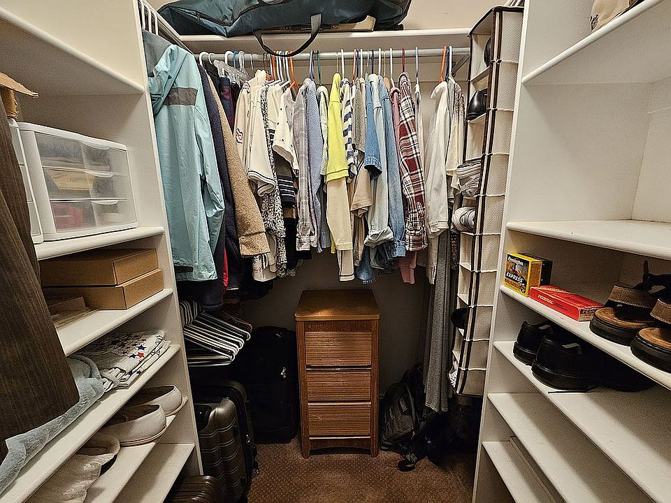 Master walk-in closet