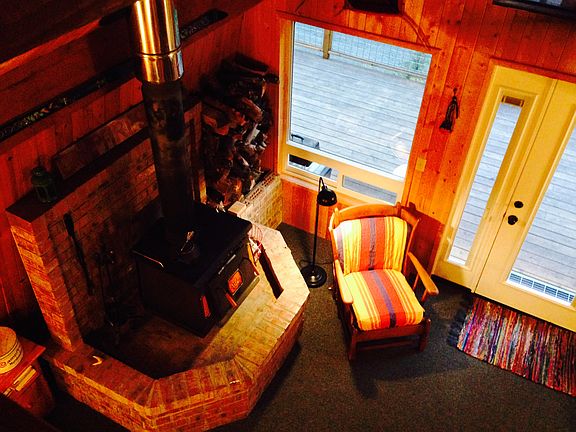 Living room from loft.