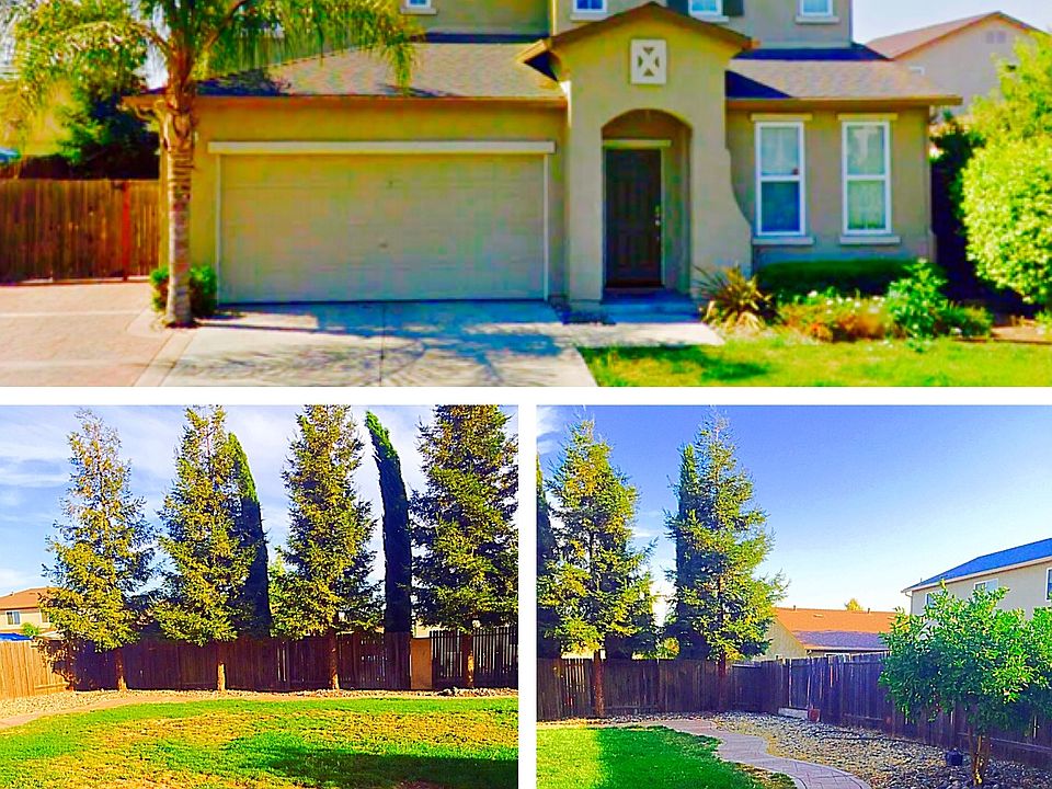 Front entrance and backyard