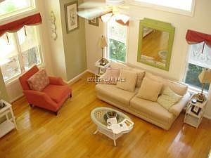 View Living Room from Upper Hall