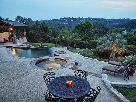 Deck view at twilight