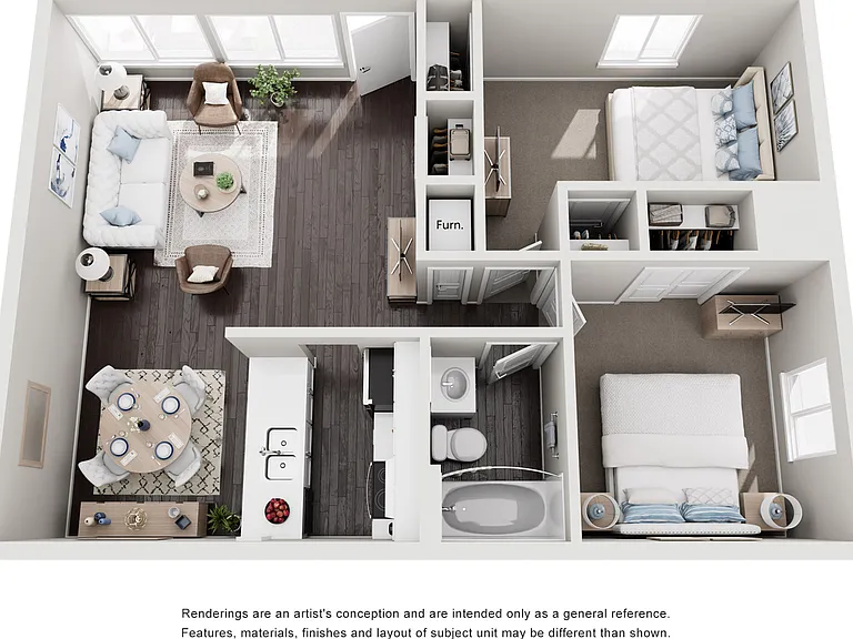 Explore this elegant apartment layout featuring a seamless blend of style and comfort. Explore this elegant apartment layout featuring a seamless blend of style and comfort.