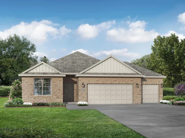 The Everett C, 3-Car Garage Plan, River Ranch Meadows