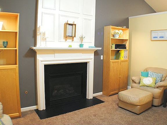 upstairs living room fireplace