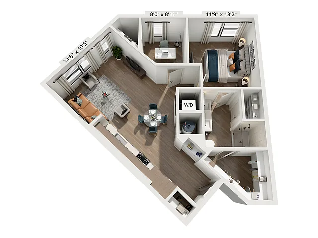 Floor plan A61
