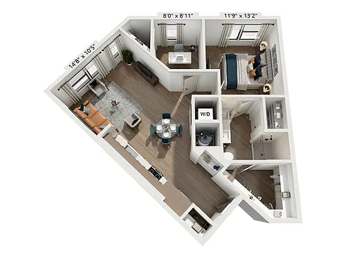 Floor plan A61