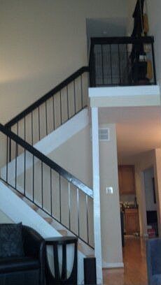 Stairway. Open Floor Plan.