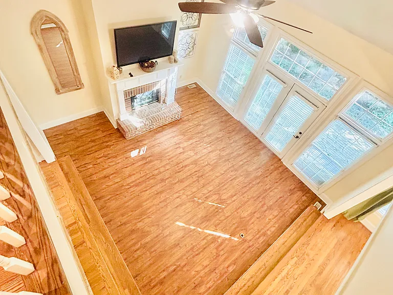 Loft area overlooking the formal living room!