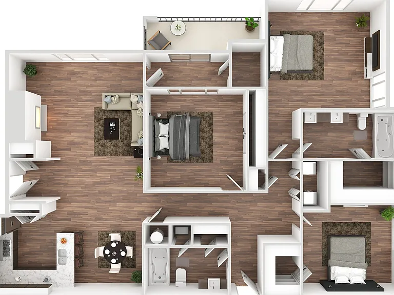 3 Bedroom | 2 Bath | 1368 _SF (Attached Garage Available) 3 Bedroom | 2 Bath | 1368 _SF (Attached Garage Available)