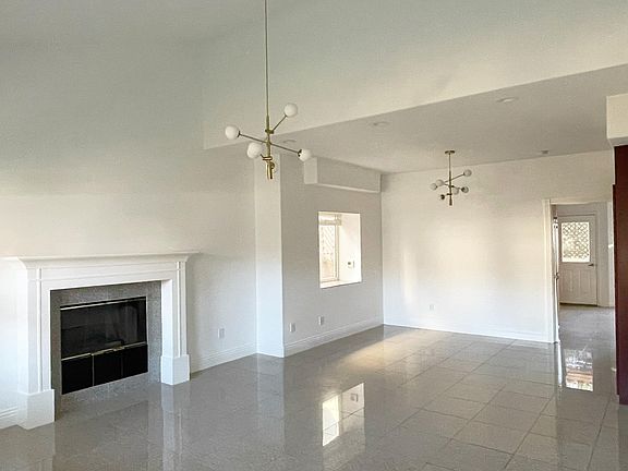 Upgraded Living Room - 1) New fireplace and 2) Designer lights