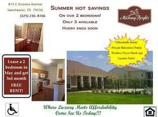 815 E Arizona Ave, Sweetwater, TX 79556