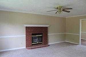 Great room with fireplace